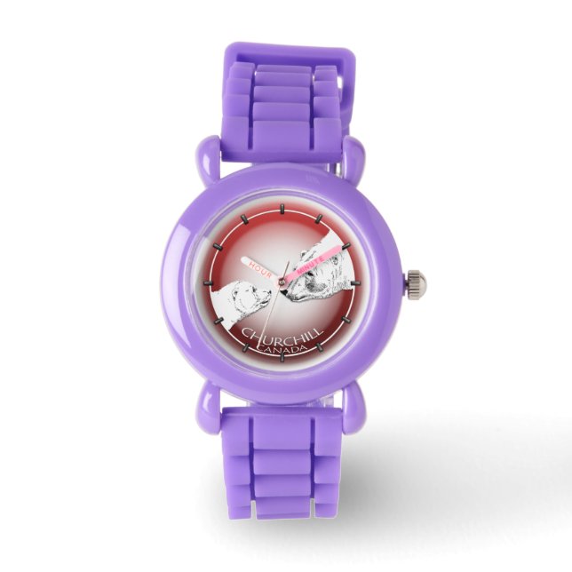 Churchill Polar Bear Watch Souvenir Wrist Watch Armbanduhr (Vorderseite)