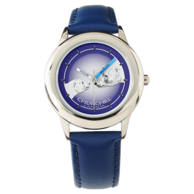 Churchill Polar Bear Watch Souvenir Wrist Watch Armbanduhr (Vorderseite)