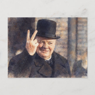 Churchill Postkarte