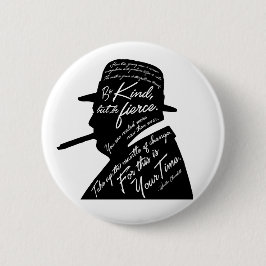 Churchill runder Knopf Button