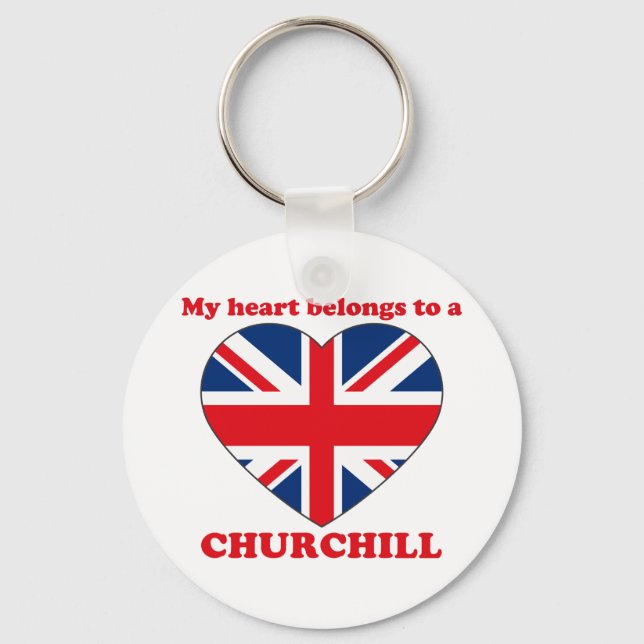 Churchill Schlüsselanhänger (Vorderseite)