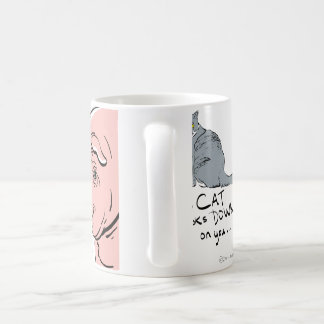 Churchill Schwein-Zitat Tasse