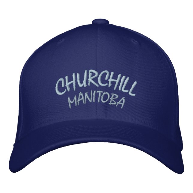 Churchill Souvenir Baseball Cap bestickte Cap Kappe (Vorderseite)
