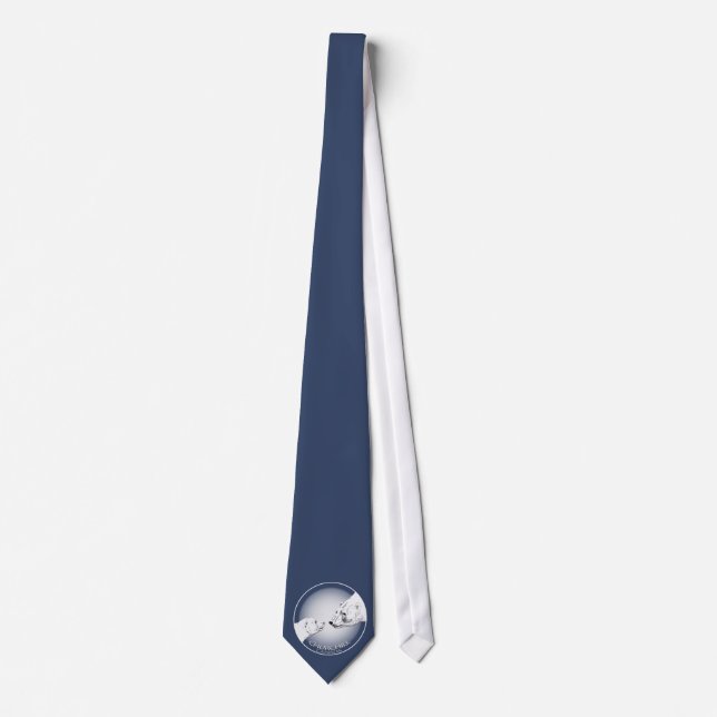 Churchill Souvenir Necktie Polar Bären Krawatte (Vorderseite)