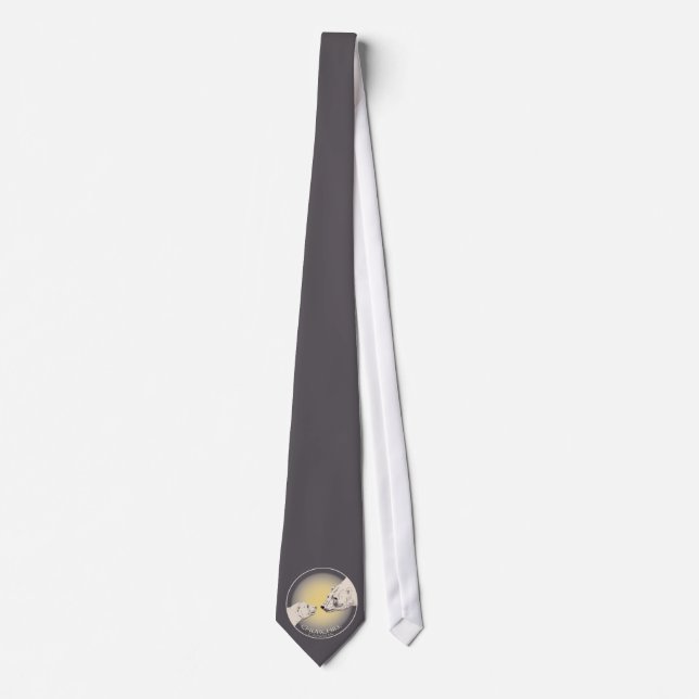 Churchill Souvenir Necktie Polar Bären Krawatte (Vorderseite)
