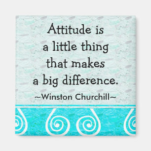 Churchill Zitat - motivierend Magnet