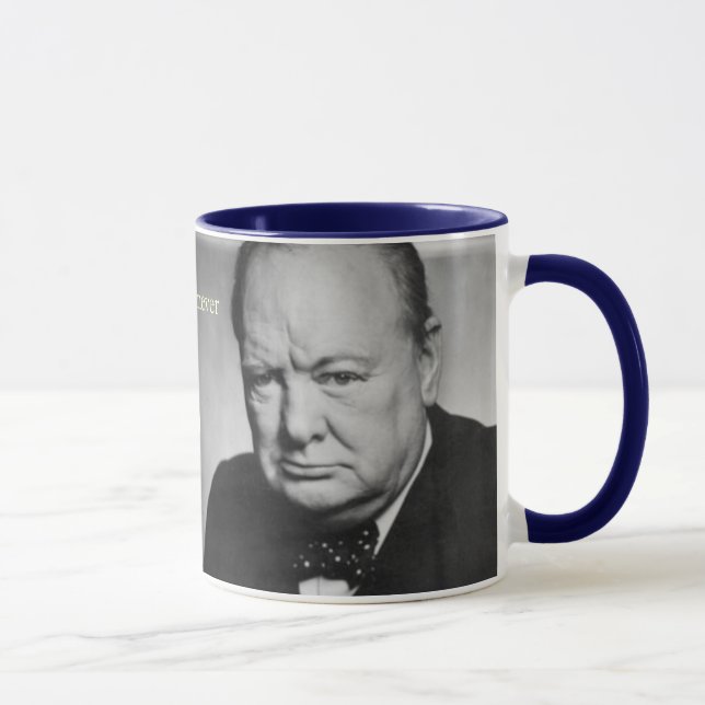 churchill Zitat Tasse (Rechts)