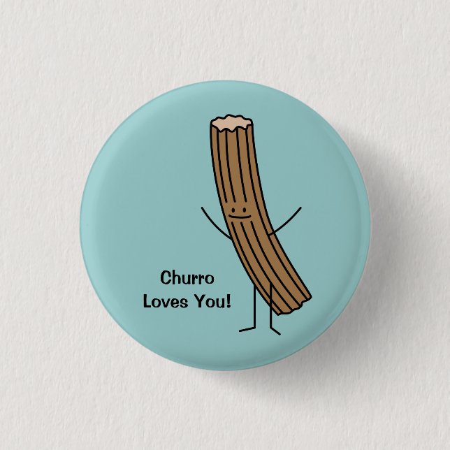 Churro Lieben Sie! Button (Vorderseite)