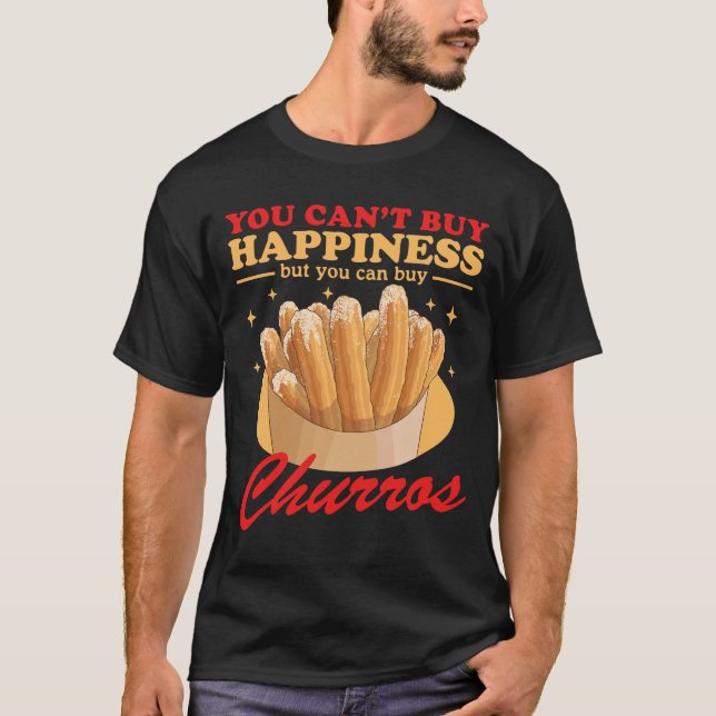 Churros Happiness Churro Lover T-Shirt (Vorderseite)