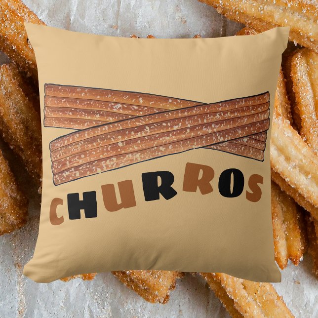 CHURROS Spanisch Kissen (Churro Pillow)