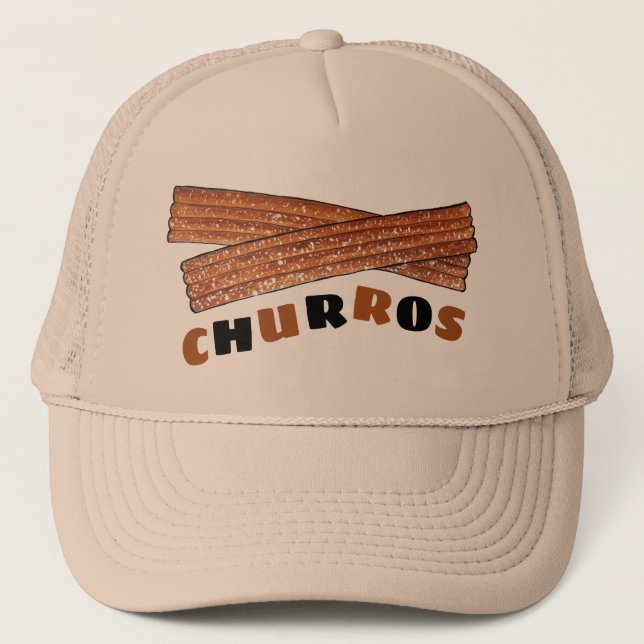 CHURROS Spanisch Truckerkappe (Vorderseite)