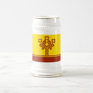 Chuvashia Flag Bierglas