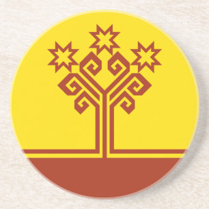 Chuvashia Flag Getränkeuntersetzer