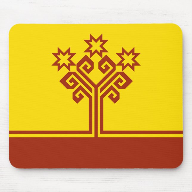 Chuvashia Flag Mousepad (Vorne)