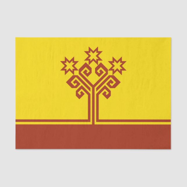 Chuvashia Flag Seidenpapier (Vorderseite)