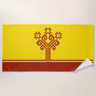 Chuvashia Flag Strandtuch