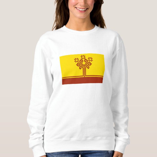 Chuvashia Flag Sweatshirt (Vorderseite)