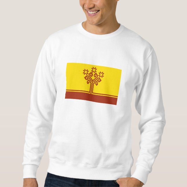 Chuvashia Flag Sweatshirt (Vorderseite)