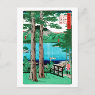 Chuzenji Lake Hiroshige Japanische Kunst Postkarte