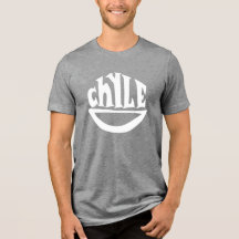 Chyle Smile Logo Grau/Weiß-T - Shirt