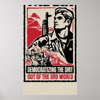 CIA-Weltplakat Poster