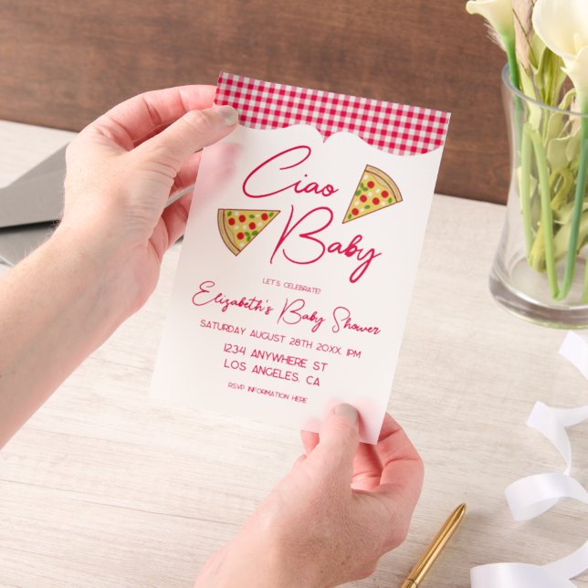 Ciao Baby Italian Baby Shower (Handgehalten)