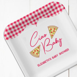 Ciao Baby Italian Baby Shower Pappteller