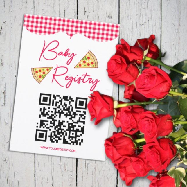 Ciao Baby Italian Baby Shower Registry Begleitkarte (Von Creator hochgeladen)