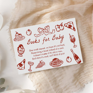 Ciao Baby Italian Pizza Baby Showbücher für Baby Begleitkarte