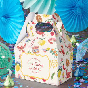 Ciao Baby Italienisch Thema Baby Shower Med Geschenkschachtel