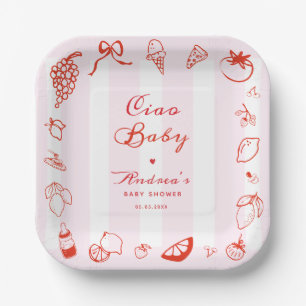 Ciao Baby Italienische Handgezogene Lemon Babydusc Pappteller