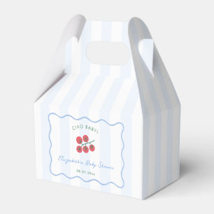 Ciao Baby Italienisches Tomaten-Thema Baby Shower Geschenkschachtel