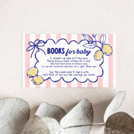 CIAO BABY Lemon Mediterrane Bücher für Baby Begleitkarte