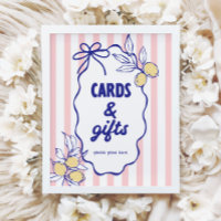 CIAO BABY Lemon Mediterranean Cards & Geschenke Un