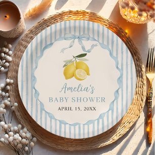 Ciao Baby Lemon Themen Baby Shower Pappteller