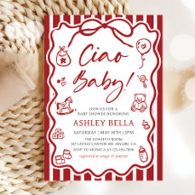 Ciao Baby Whimsical Italienische Babydusche