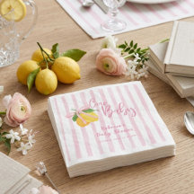 Ciao Baby Zitronenbögen Mädchen Baby Shower Einlad