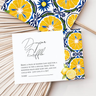 Ciao Babydusche Lemon thematisch Dusche Windeln Wi Begleitkarte