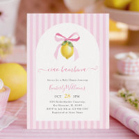 Ciao Bambina Baby-Shower-Einladung im Rosalemon-De