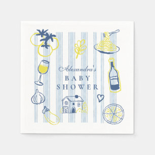 Ciao Bambino Italienische Babydusche Serviette