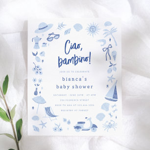 Ciao Bambino Italienische Budget-Jungen Babyparty