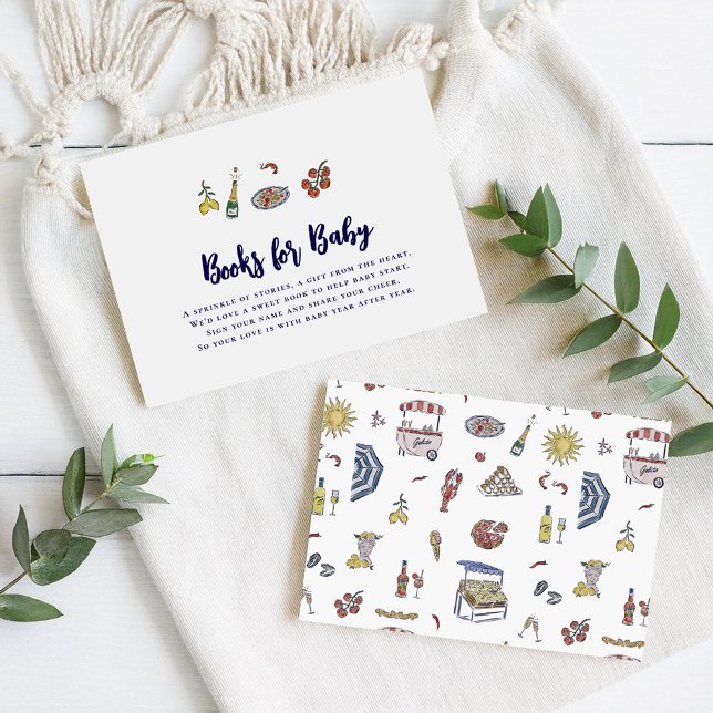 Ciao Bambino | Italienische Summer Baby Dusche Begleitkarte (Von Creator hochgeladen)