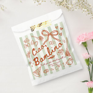 Ciao Bambino (Olivgrün) Geschenktütchen