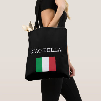 CIAO BELLA Black Italy Flag
