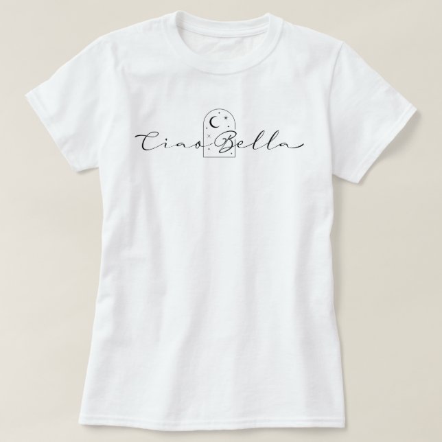 Ciao Bella Boho Chic T-Shirt (Design vorne)