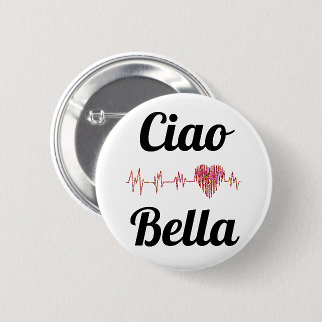 Ciao Bella Button (Vorne & Hinten)