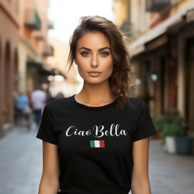 Ciao Bella Greetings: Italienisch Inspiriert T-Shirt (Von Creator hochgeladen)