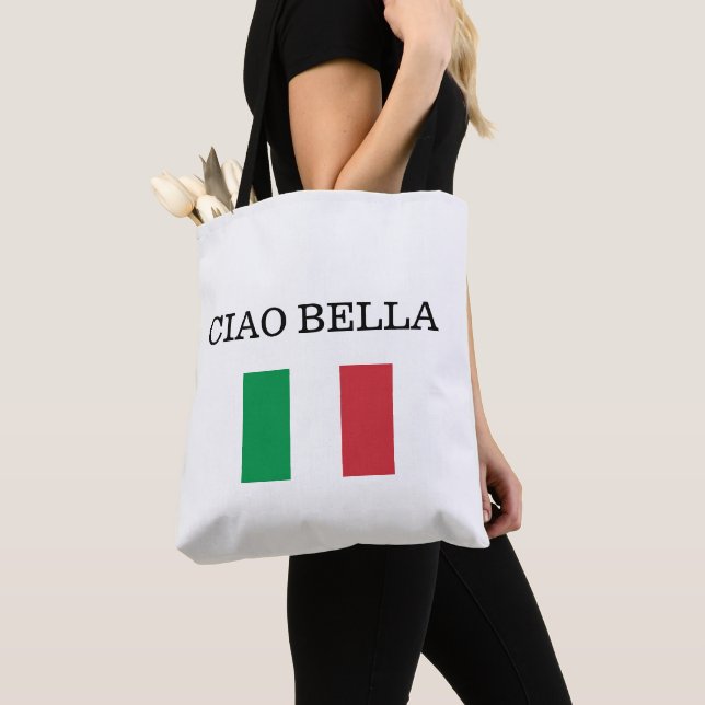 CIAO BELLA Italienische Flagge (Von Nahem)