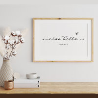 Ciao Bella | Italienische moderne Schrift mit Herz