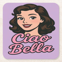 Ciao Bella Lavender Untersetzer Set